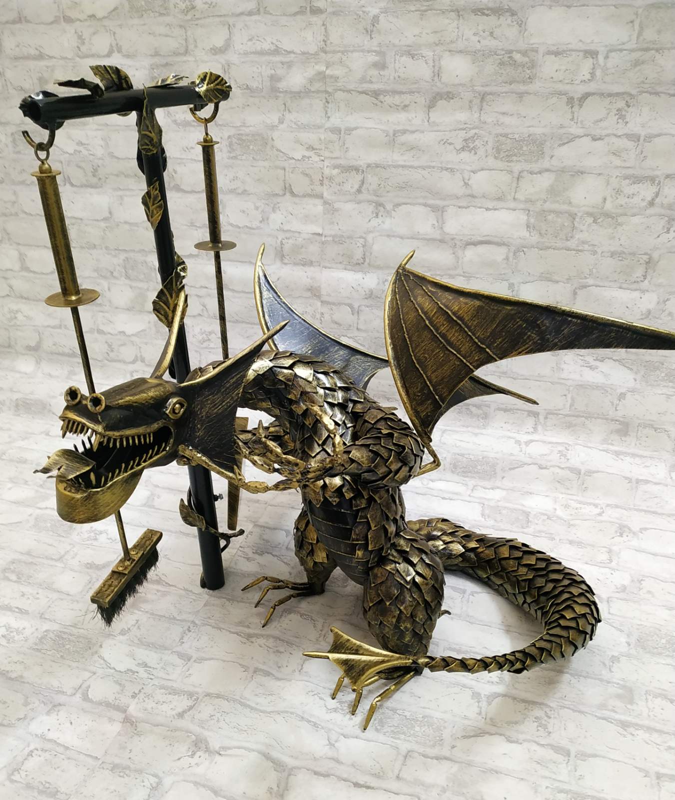 каминный набор ручная работа дракон