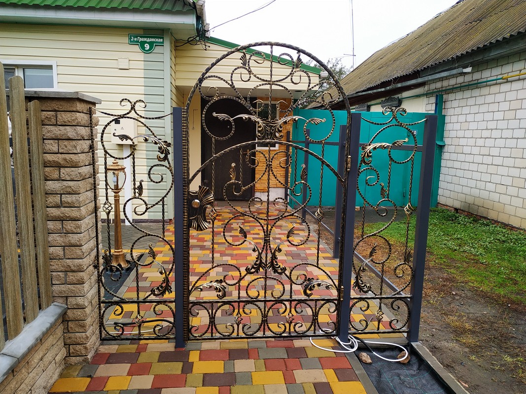 кованый забор
